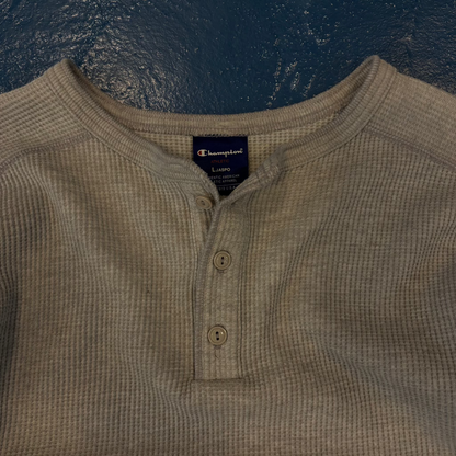 Champion White Quarter Button