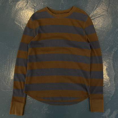 GAP Grey/Blue Striped Thermal