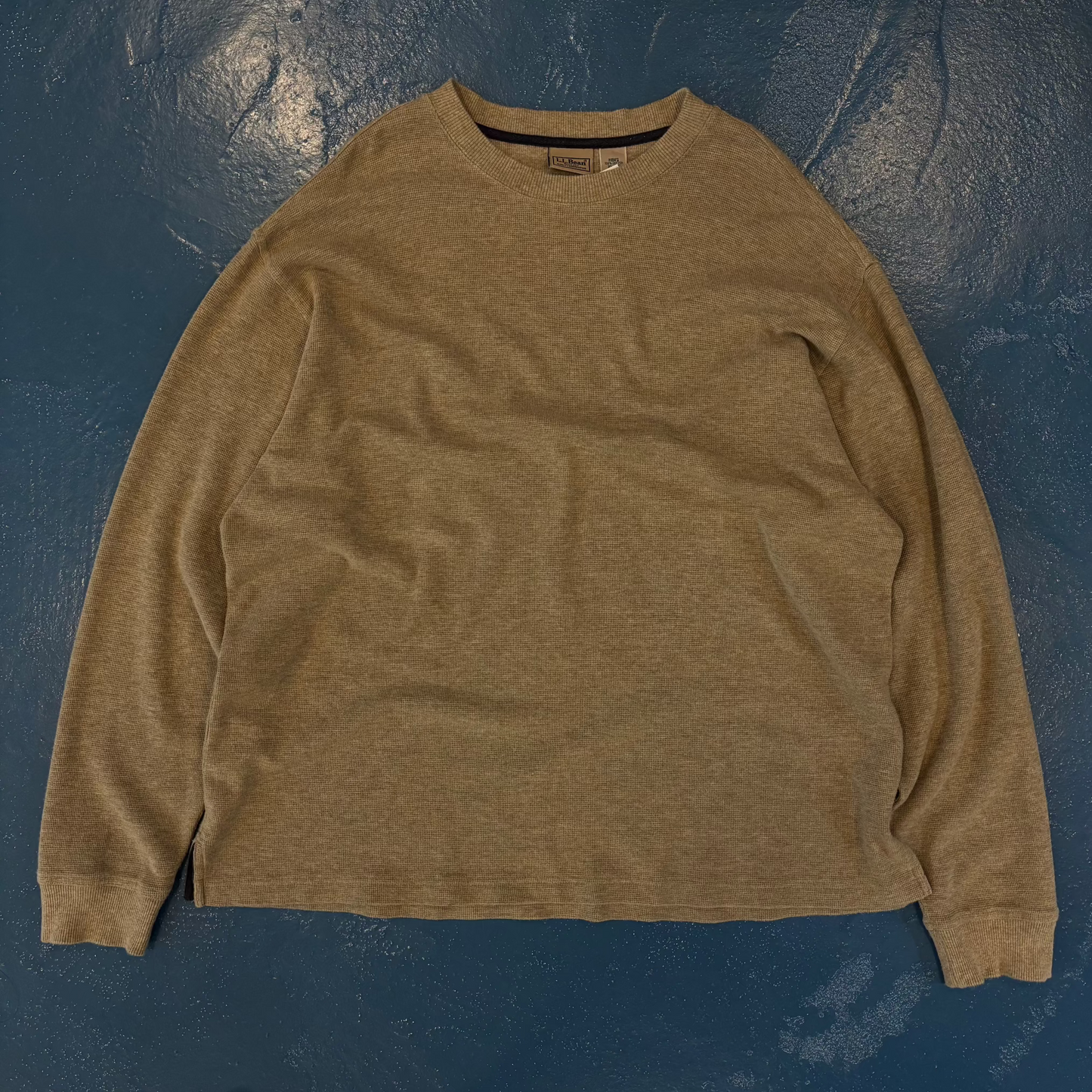 L.L. Bean Grey Thermal Sweater