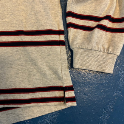 Vintage Crocodile White/Navy Striped